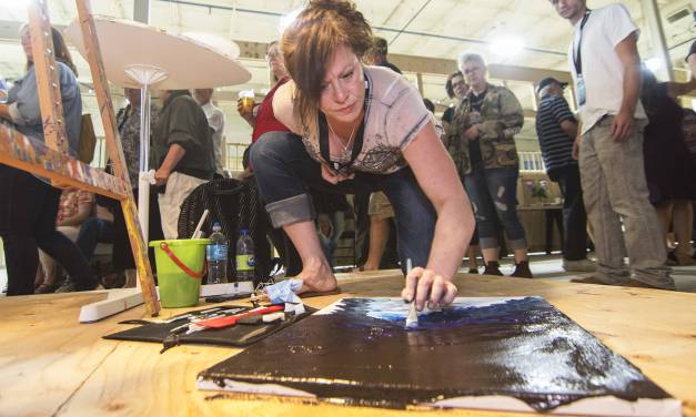 Victoria’s popular live painting battle finds new home at Capital Ballroom