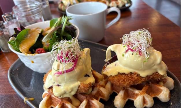 Victoria cafe offers waffles fit for breakfast or dessert